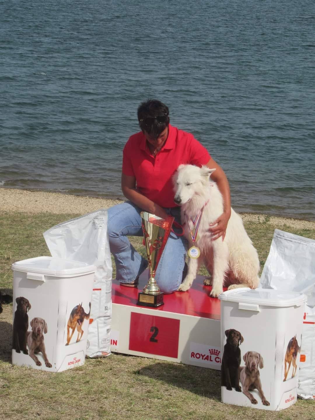 Championnat de France 2020 Sauvetage à l'eau maia 2ème sur le Podium