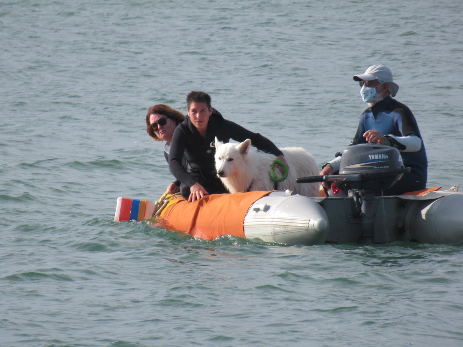 Jbond est pret pour aller chercher le plongeur inanime et le ramener au bateau 8 2021